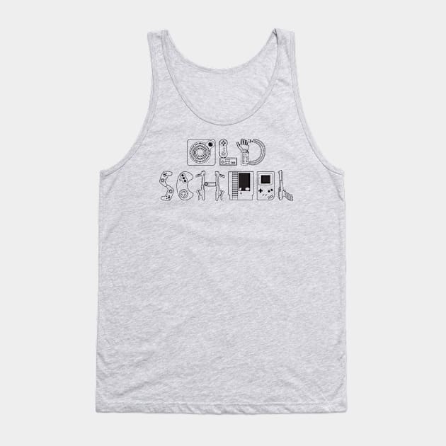 Old School Gamer Tank Top by TheBensanity